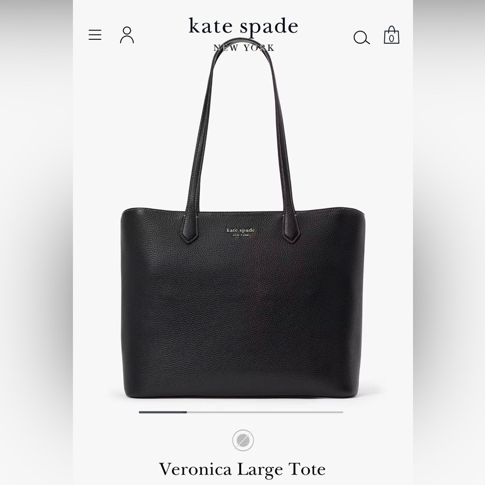 Kate Spade Veronica Tote Bag (Color: Black🖤) **NEW!!🎁**